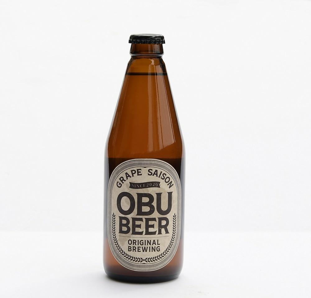 巨峰を使ったすっきりな味わいのクラフトビールOBUBEER【巨峰】 24本セット