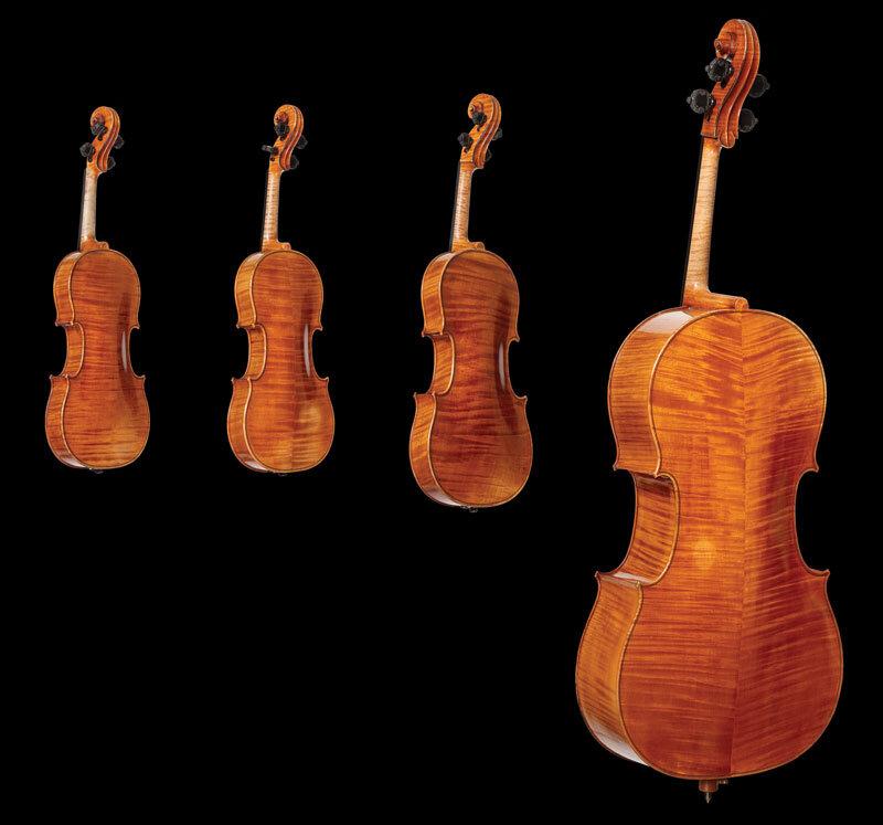 【極上の嗜み】１本の大木から製作する楽器カルテット（バイオリン２挺、ビオラ、チェロ）◆ 弦楽四重奏 演奏付き
