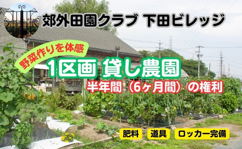 下田ビレッジ農園 半年間（6ヶ月間） ご利用券