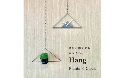 GRAVIRoN Hang Plants シリーズ Triangle 酸洗鉄（プランツハンガー）