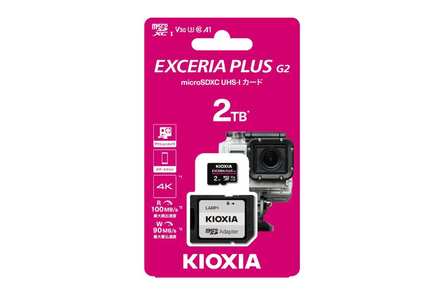 キオクシア(KIOXIA) EXCERIA PLUS G2 microSDXC UHS-I メモリカード 2TB