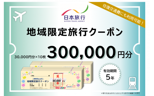 日本旅行地域限定旅行クーポン 300,000円分