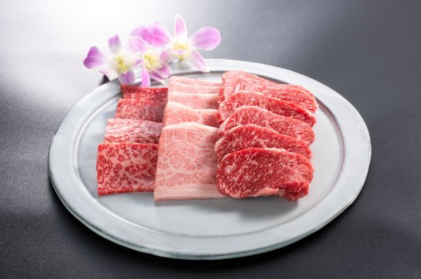 455 松阪牛希少部位3種焼肉用　食べ比べ400g　タレ付