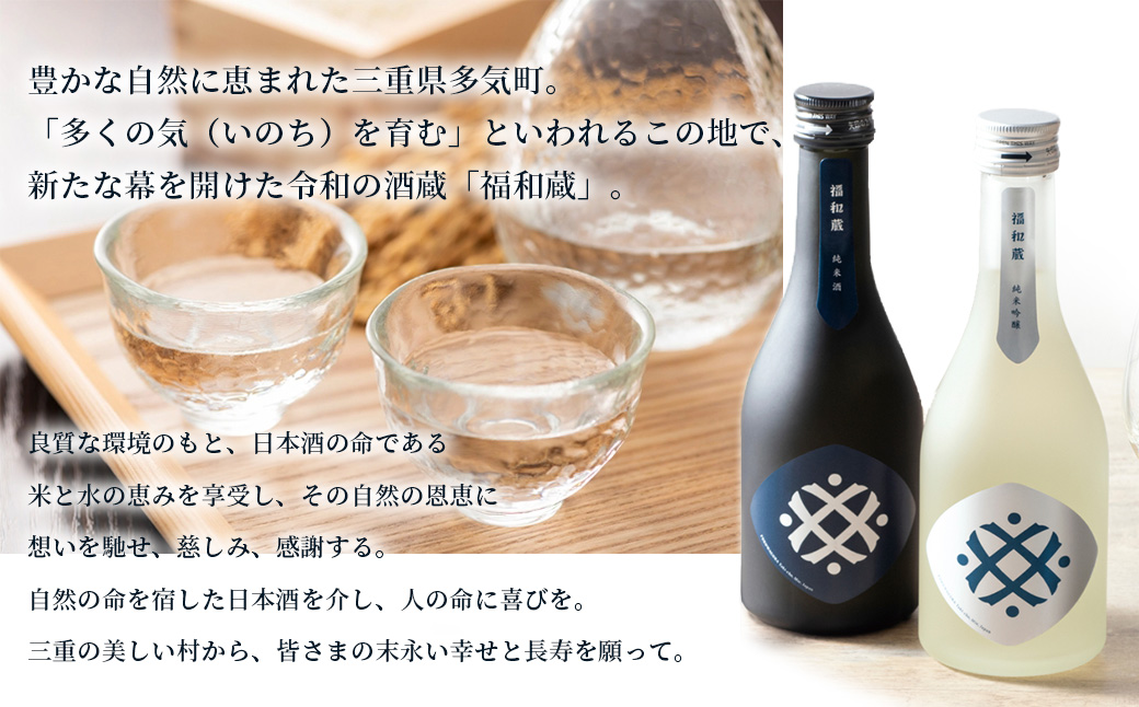 IM-01 日本酒 福和蔵 飲み比べギフト (300ml×2本) | 井村屋