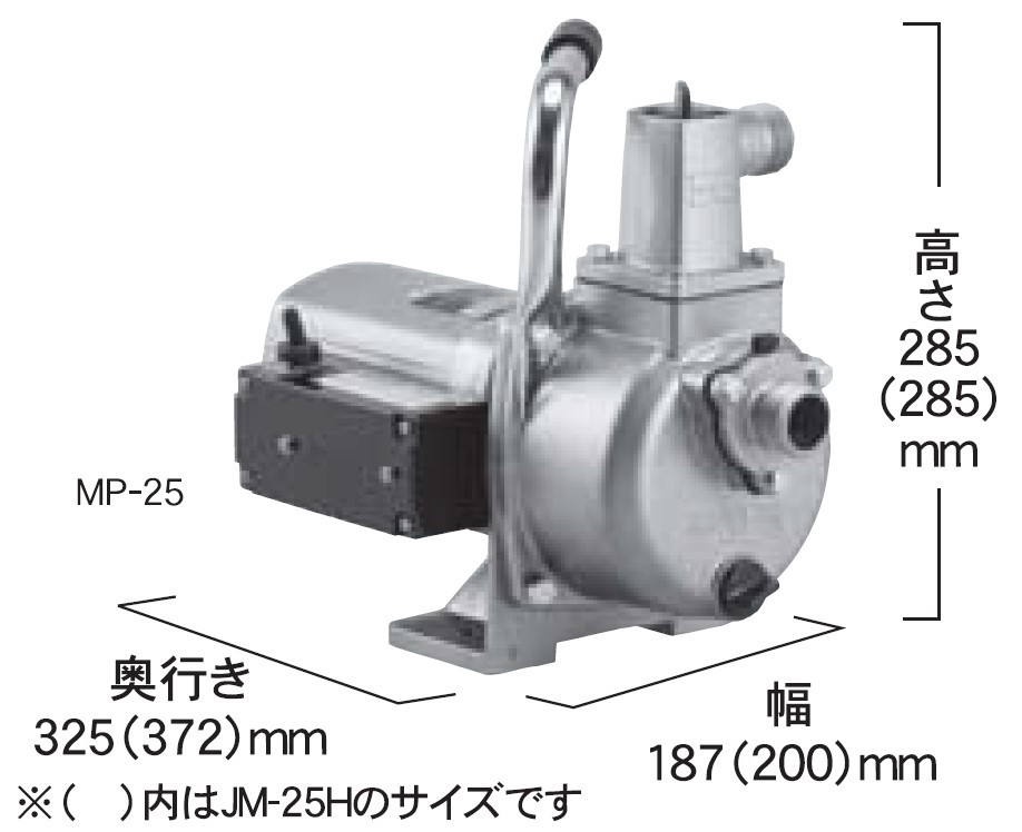 モーターポンプ MP-25 ジェットメイト 口径25ミリ AC-100V 定格1時間