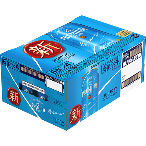 《3ヶ月定期便》〈天然水のビール工場〉京都直送 プレモル《香る》エール500ml×24本 全3回 [1420]