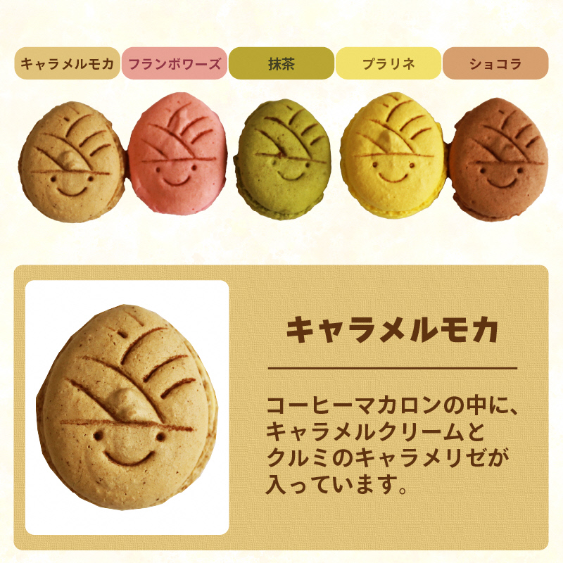 タケノコ戦隊マカロンジャー マカロン 5色 3箱 化粧箱入り｜デザート スイーツ 焼き菓子 マカロン たけのこ タケノコ たけのこマカロン ご当地 京都 長岡京 長岡京市 [1486]