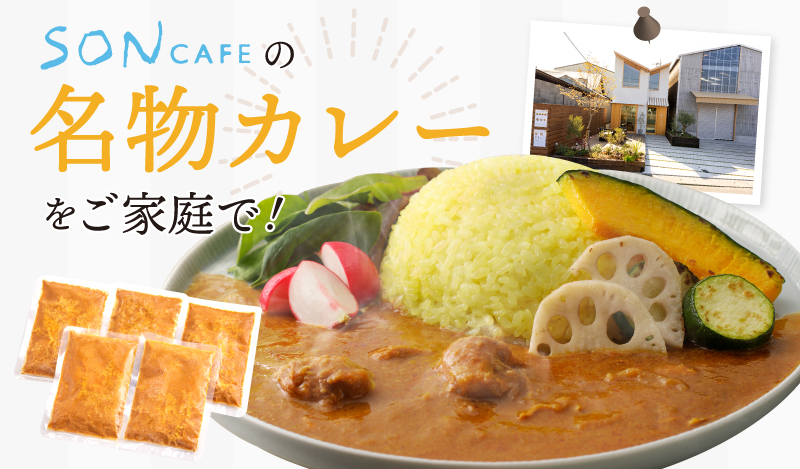 【年内発送】SONカフェ特製カレー 200g×5 冷凍 簡単調理 15種スパイス 泉州野菜使用 いずみピクルス NSW スピード発送【特別寄附金額】 G1455