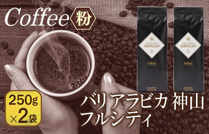 バリアラビカ神山フルシティ　250g×2袋／粉 【珈琲 こーひー コーヒー 自家焙煎 オリジナル ギフト キャンプ アウトドア 家計応援】 099H1851