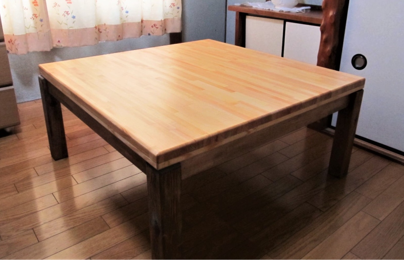 手作り木製 ローテーブル「こたつにも使ってね」 - ふるさとパレット