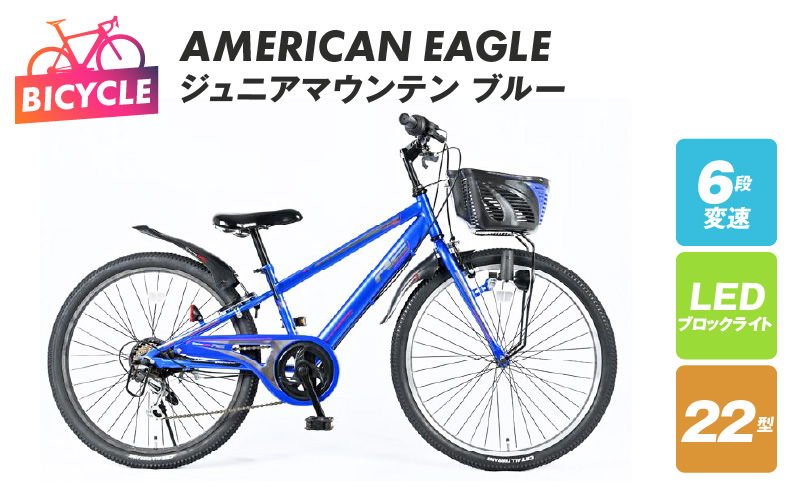 AMERICAN EAGLE ジュニアマウンテン22 ブルー 099X218