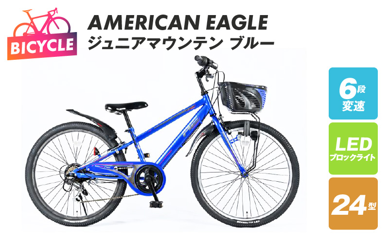 AMERICAN EAGLE ジュニアマウンテン24 ブルー 099X220