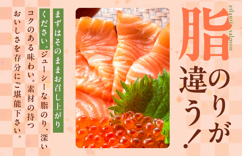 アトランティックサーモン 1kg以上 小分け 500g以上×2P【フィレ エコパック 訳あり サイズ不揃い 世界No.1サーモンメーカー 刺身 海鮮丼 サラダ 総量 1kg以上 鮭 さけ シャケ しゃけ sake 人気 オススメ 小分け 期間限定 冷凍 家計応援 消費応援 物価高応援】 G1239