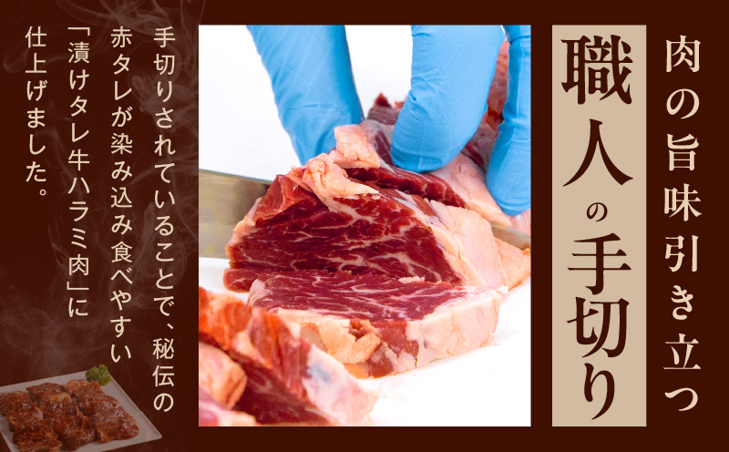 牛ハラミ肉 総量 1.3kg（ハラミ 300g×4P+牛すじ 100g）秘伝の赤タレ漬け 訳あり サイズ不揃い G1181