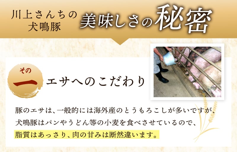 【泉佐野ブランド豚】犬鳴豚の小間切り落とし 1.4kg（約350g×4パック）＋犬鳴豚餃子 6個 期間限定 数量限定 G1381