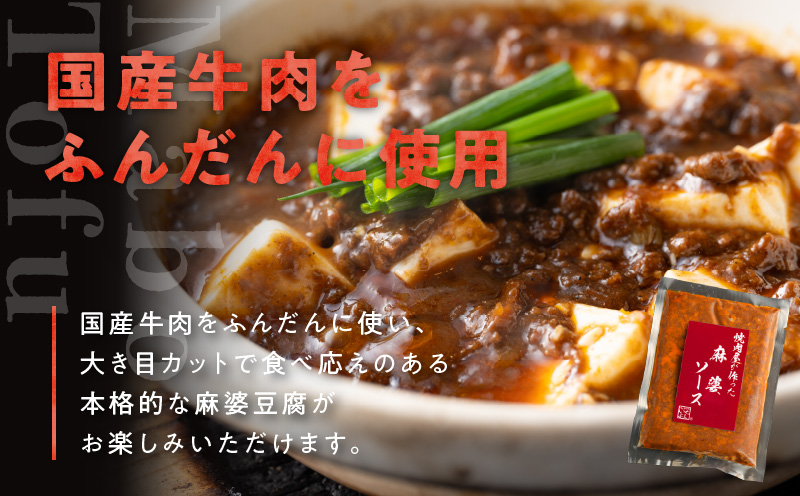 焼肉専門店が作る ガパオ ＆ 麻婆豆腐の素 合計 4パック 温めるだけ 惣菜 簡単調理 冷凍発送 099H2746
