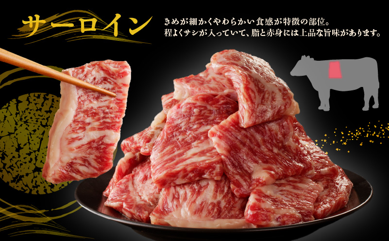 黒毛和牛A5/A4等級 切り落とし 味付き 焼肉セット 600g（サーロイン 300g／リブロース 300g） ギフト プレゼント に最適 030D168