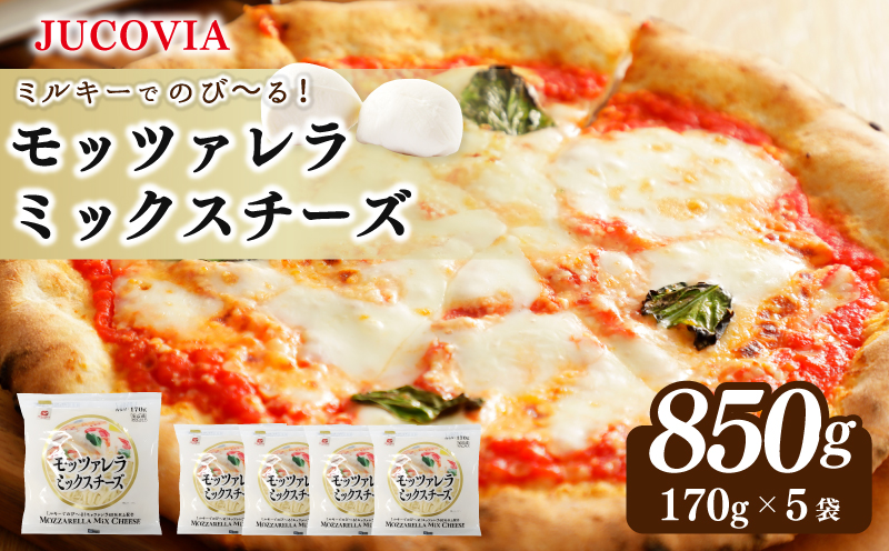 【スピード発送】【ムラカワチーズ】JUCOVIA モッツァレラミックスチーズ 850g（170g×5パック） 099H2981