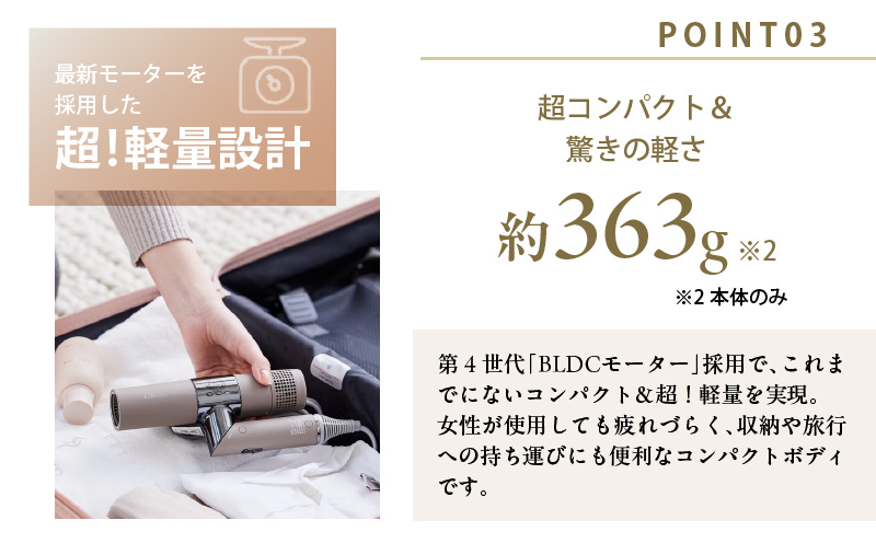 ヘアドライヤー（ホワイト）～KINUJO～【絹女 国内製造 日本製 取扱説明書付き 1年間の保証 軽量 遠赤外線 速乾 大風量 マイナスイオン 健康 美容家電 ギフト プレゼント 誕生日 結婚祝い 内祝い】 G1051