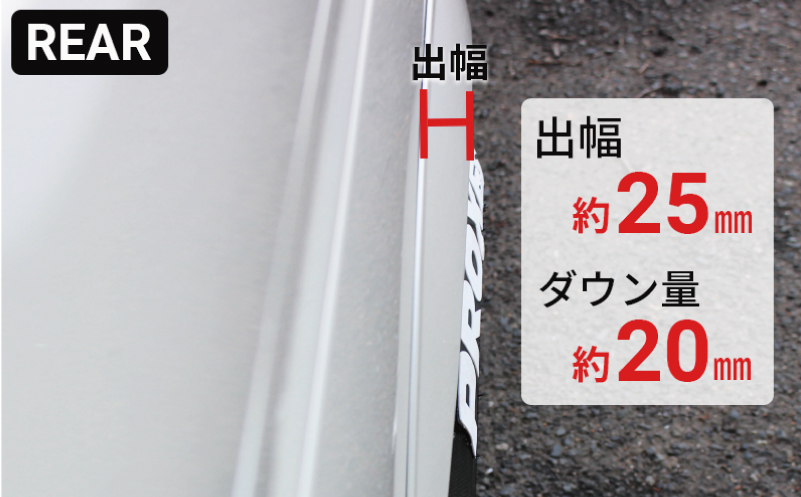 ハイエース ダウンルック オーバーフェンダー 塗装品 1G3 グレーメタリック 099H3054