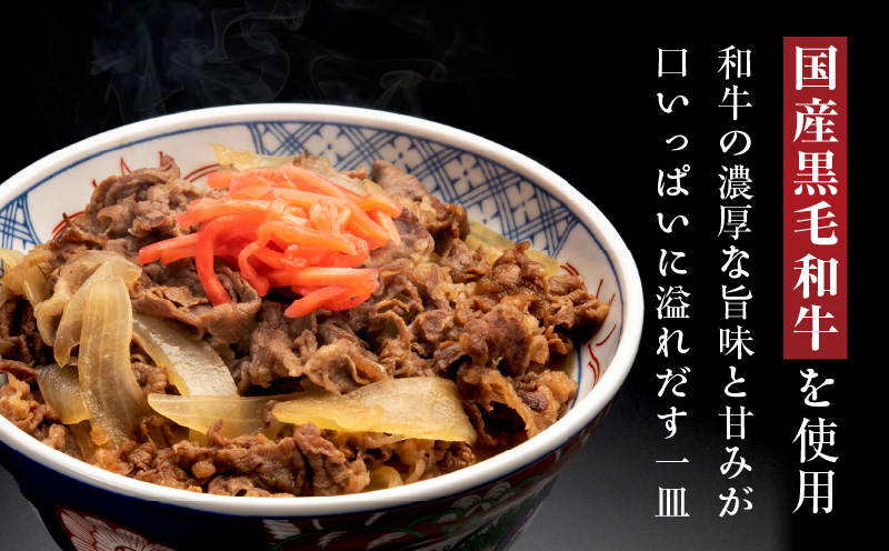 美味しくなってリニューアル！【黒毛和牛】で作った極旨牛丼の素（160g×10袋） 時短 簡単便利 レンチン 夜食 つまみにもオススメ G1336