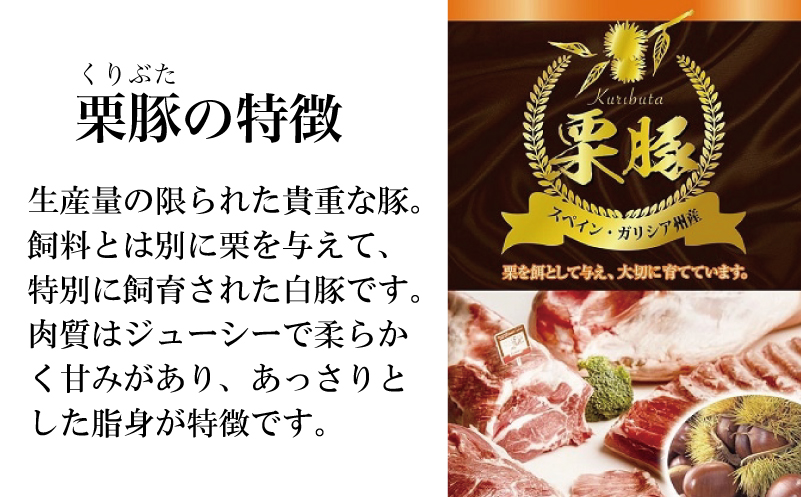 栗豚 ステーキ 1.5kg【オリジナルスパイス仕込み 小分け 300g×5P 豚肉 焼くだけ】 010B1497