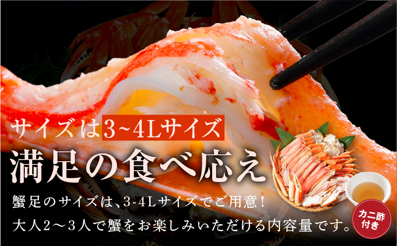 本ズワイしゃぶ 500g 蟹酢付 昆布塩加工＆いくら醤油漬け80g×2P 海鮮食べ比べセット ズワイガニ ズワイ蟹 G1483