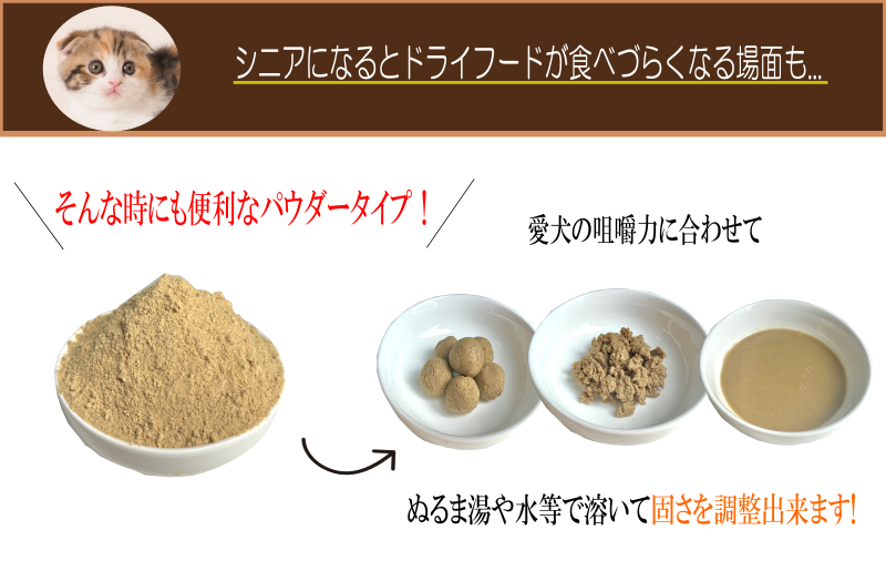 国産無添加キャットフード 600g いのちのごはん（パウダータイプ） 099H3159