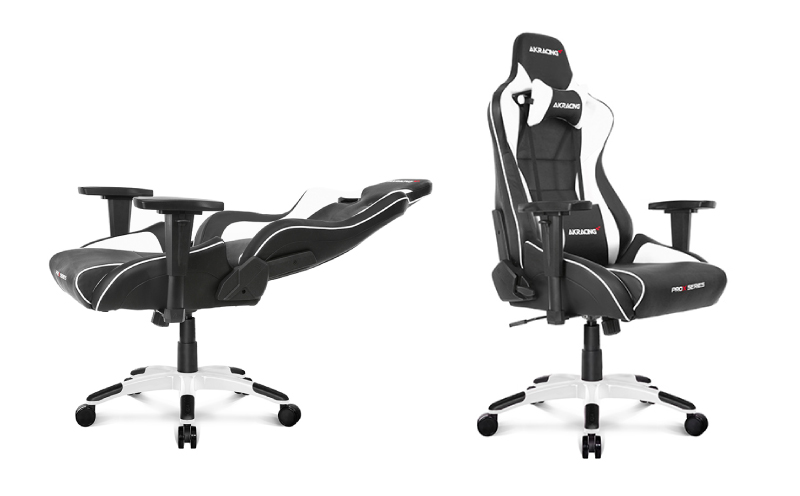 【ふるさと納税限定】AKRacing Pro-X Gaming Chair (White) JP エーケーレーシング ゲーミングチェア（ヘッドレスト・ランバーサポート付き） 099H3162