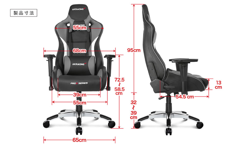 【ふるさと納税限定】AKRacing Pro-X Gaming Chair (White) JP エーケーレーシング ゲーミングチェア（ヘッドレスト・ランバーサポート付き） 099H3162