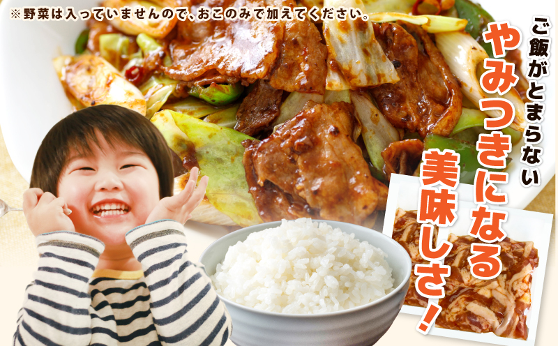 国産 豚バラ肉 自家製タレ漬 1kg(250g×4パック) 小分け 時短 焼くだけ 簡単 010B1510