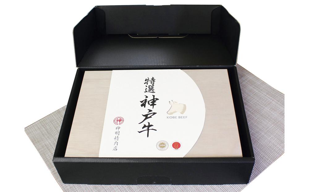 神戸牛　霜降りすき焼用（肩・肩ミスジ）450ｇ（木箱化粧箱入）