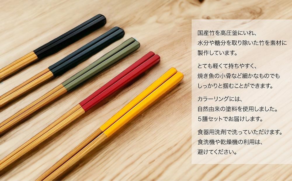 色彩箸 ５色セット