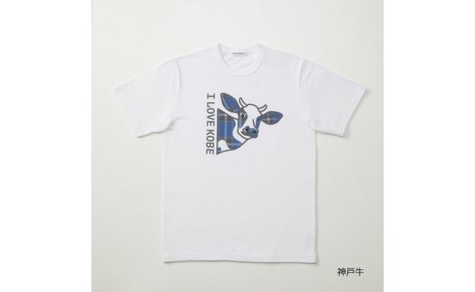 【神戸タータン】消臭機能付Tシャツ くまさん・神戸牛