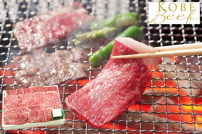 神戸の老舗精肉店が厳選！神戸ビーフ「おまかせ焼肉セット800g」【牛脂付】