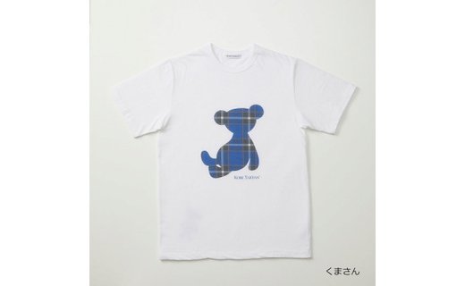 【神戸タータン】消臭機能付Tシャツ くまさん・神戸牛