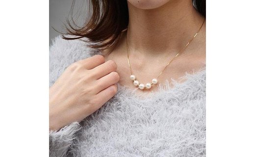 【真珠】アコヤ真珠　7.5mm～8mm　パール ネックレス　留め金具　シルバー状態未使用保管品