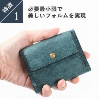 lemma レンマ Recta レクタ 三つ折り財布（ブラック）