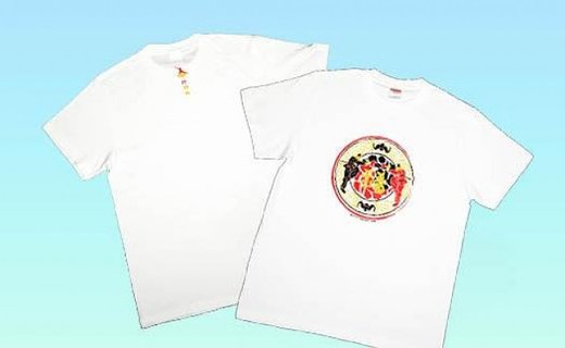 イラストレーター森脇正奈 カンフーTシャツ