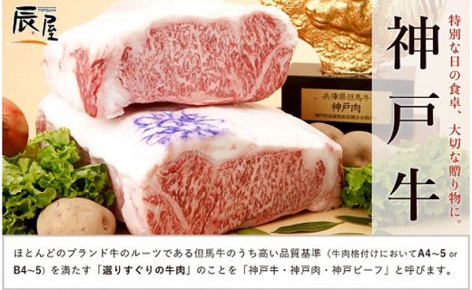 【冷蔵便】【辰屋】神戸牛焼肉懐石 4種 計600g