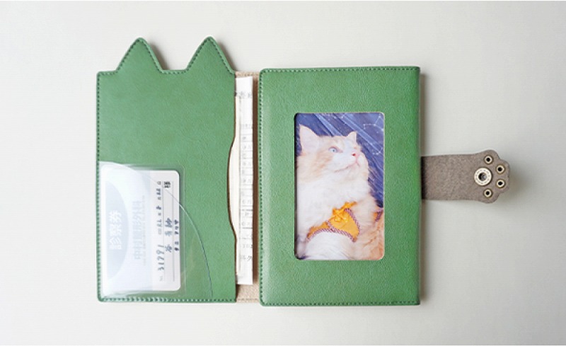 【職人手作り】ねこ部が作ったお薬手帳ケース   猫 ネコ 母子手帳 病院 通院 診察券 ケース 病院便利手帳 日本製 MEDIC-CAT