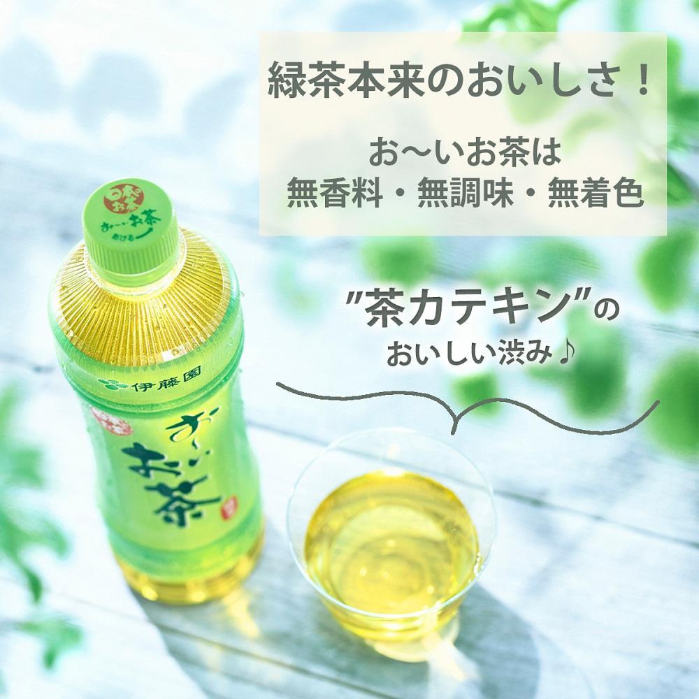 お〜いお茶　緑茶　600ml×１ケース（24本）