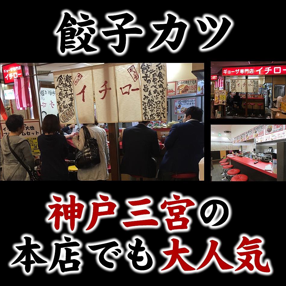 【ギョーザ専門店イチロー】餃子カツ40個（神戸ポークプレミアム100%使用）
