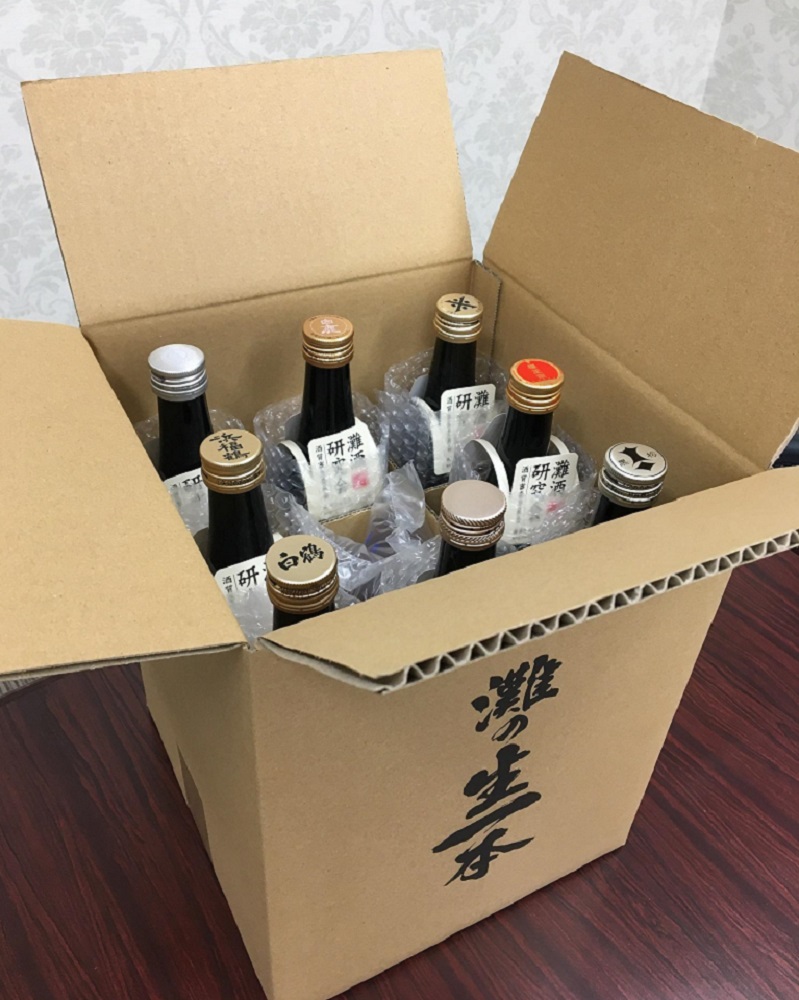 灘五郷飲み比べ・灘の生一本(純米酒)８本セット【神戸市・西宮市ふるさと納税共通返礼品】