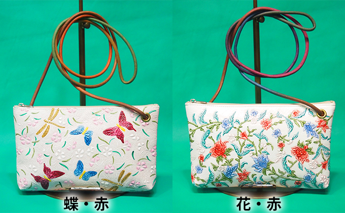 バッグ 姫路革細工 ポシェット 革 牛革 民芸品 工芸品 ファッション レディース カバン 鞄 スマホ