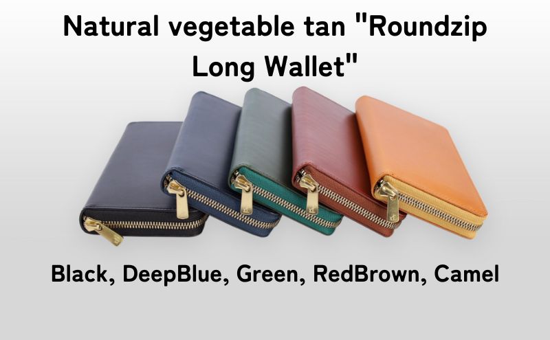 長財布 TAANNERR Roundzip Long Wallet ブラック ディープブルー グリーン レッドブラウン キャメル 姫路 レザー ユニセックス ケアクリーム付き ラウンドジップ ウォレット 財布 革小物 本革 日本製 職人手づくり ブランド財布 兵庫 兵庫県 姫路市