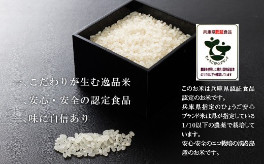 野添農園のコシヒカリ7ｋｇ「ひょうご安心ブランド」　　[こしひかり 精米 コシヒカリ 白米 コシヒカリ 米 コシヒカリ]