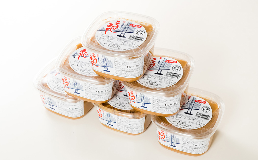 淡路島の保地味噌手造りこうじみそ 750g×6P　　[お味噌汁 味噌 みそ 味噌汁 みそ汁 お味噌汁 味噌 みそ 味噌汁 みそ汁 お味噌汁 味噌 みそ 味噌汁 みそ汁 お味噌汁 味噌 みそ 味噌汁 みそ汁]