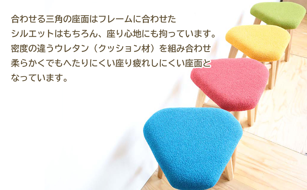 DELTA STOOL デルタスツール　からし色