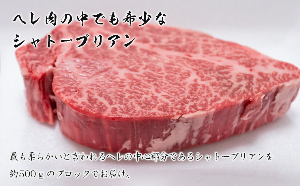 淡路牛シャトーブリアン ブロック 500g